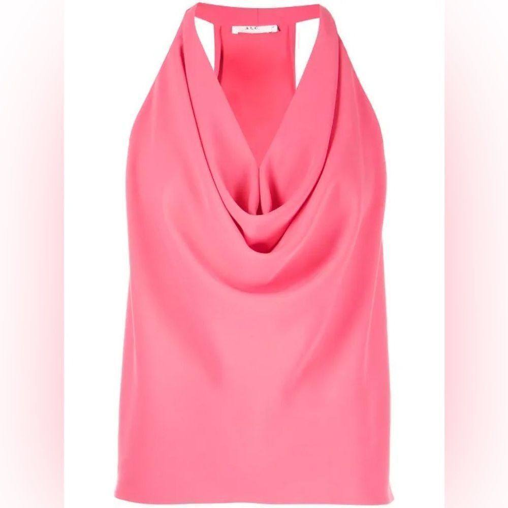 A.L.C. Dixon draped halterneck top